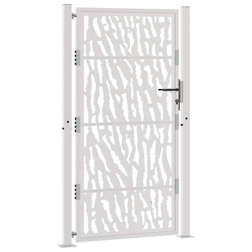 Hageport 100x175 cm værbestandig stålspordesign