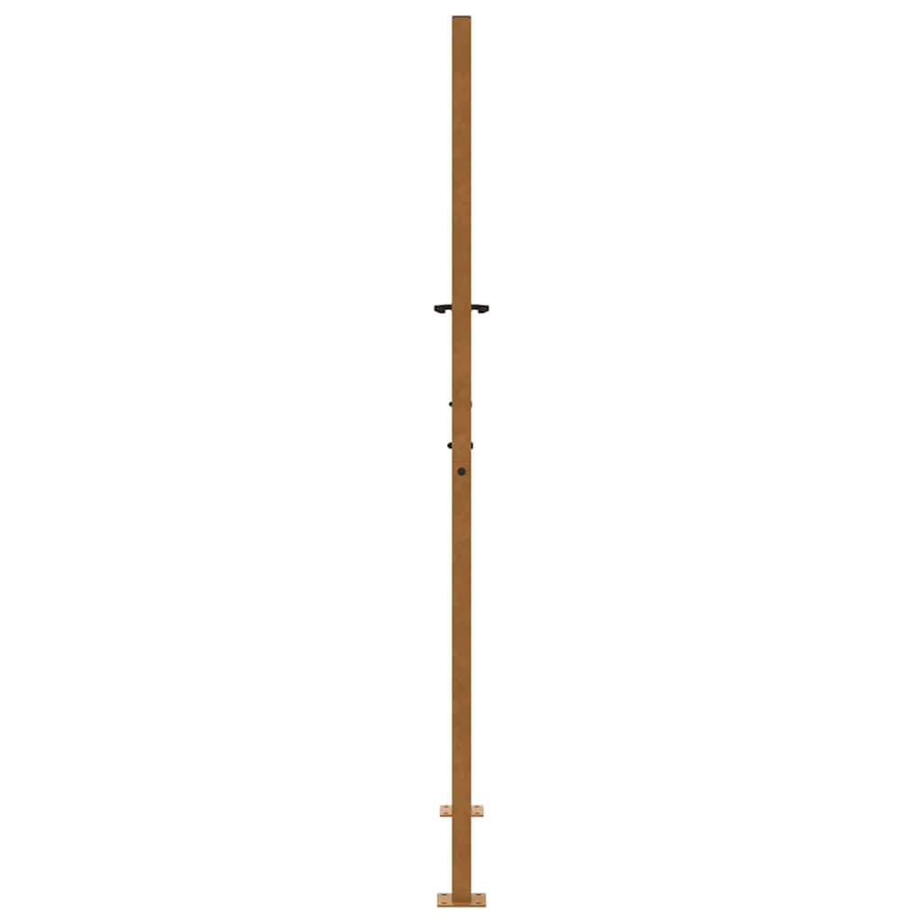 Hageport 100x175 cm værbestandig stålspordesign