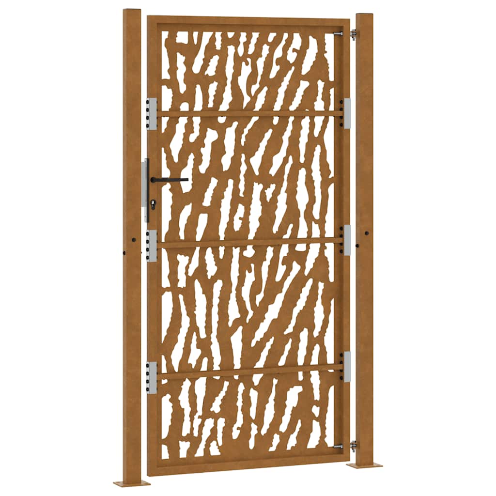Hageport 100x175 cm værbestandig stålspordesign