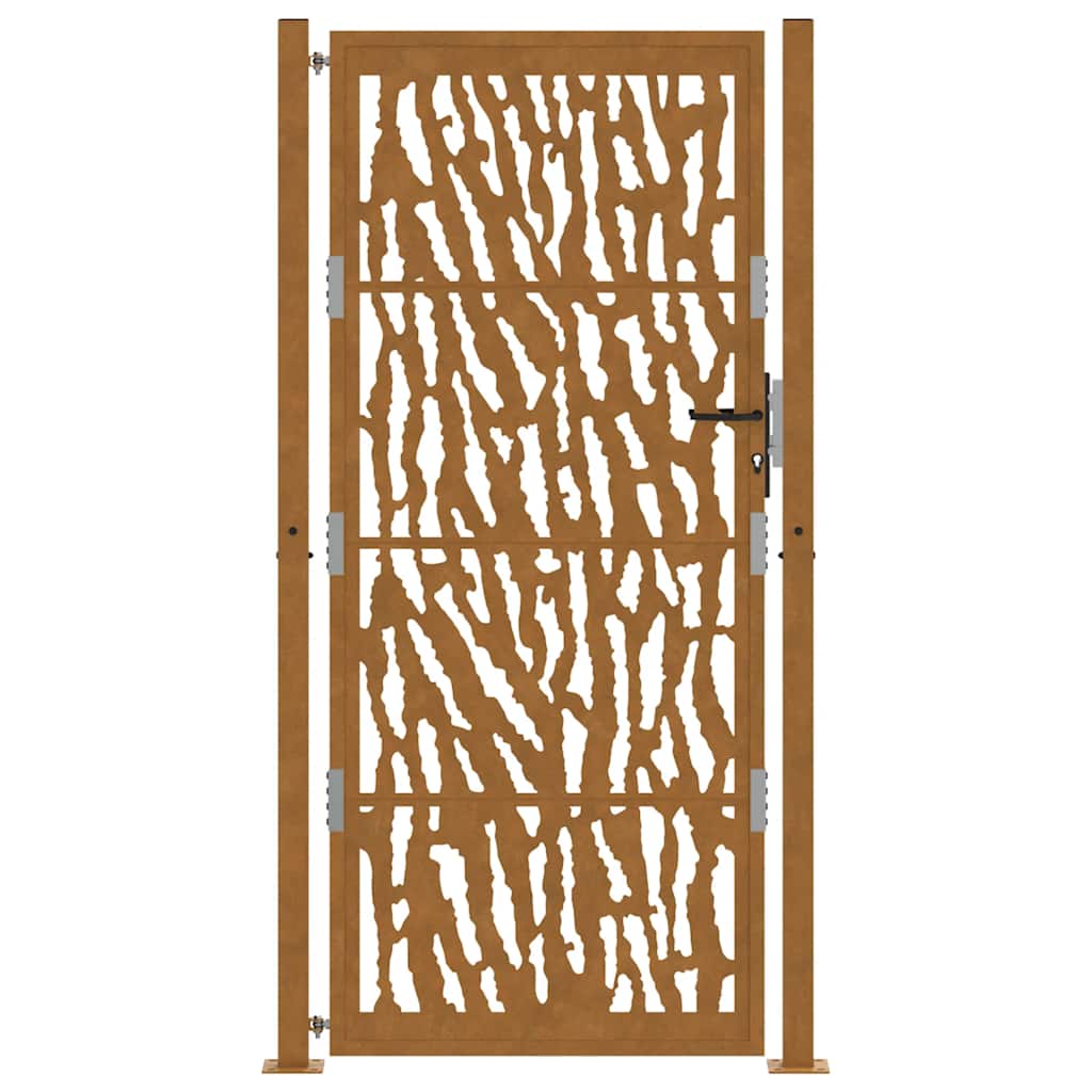 Hageport 100x200 cm værbestandig stålspordesign