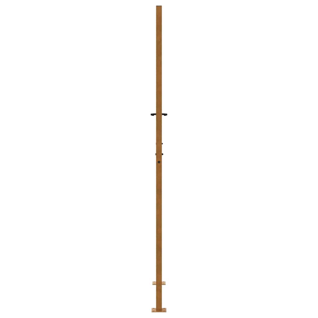 Hageport 100x200 cm værbestandig stålspordesign