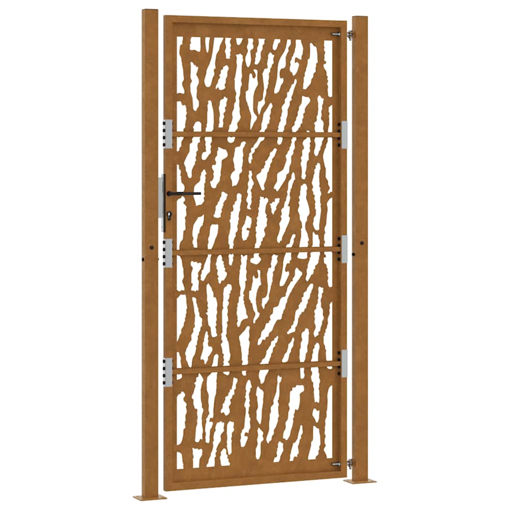 Hageport 100x200 cm værbestandig stålspordesign