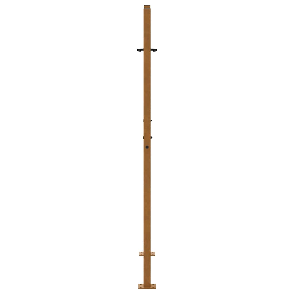 Hageport 100x150 cm værbestandig stålkorsdesign