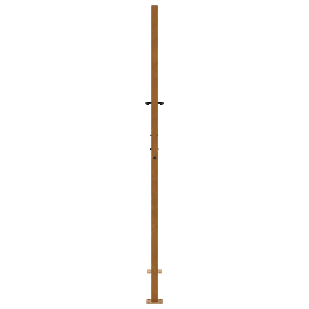 Hageport 100x175 cm værbestandig stålkorsdesign