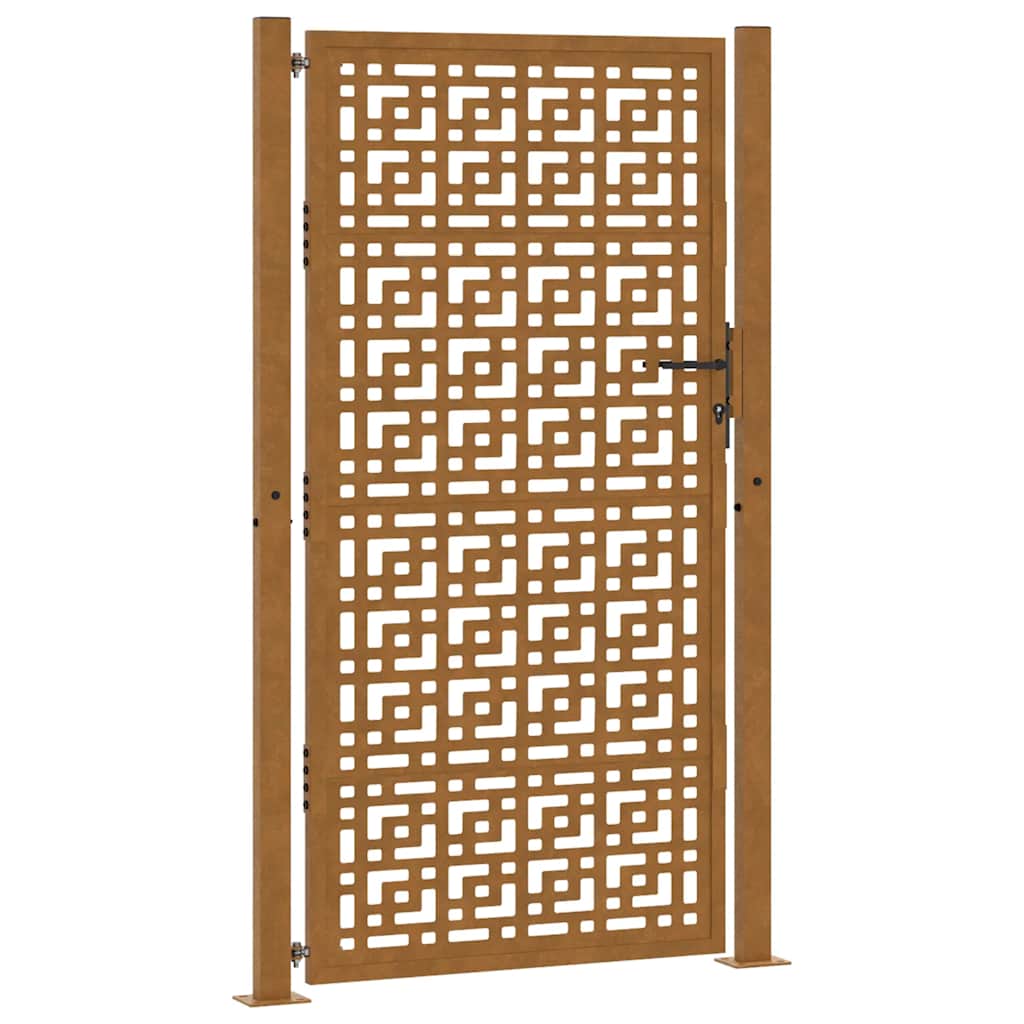 Hageport 100x200 cm værbestandig stålkorsdesign