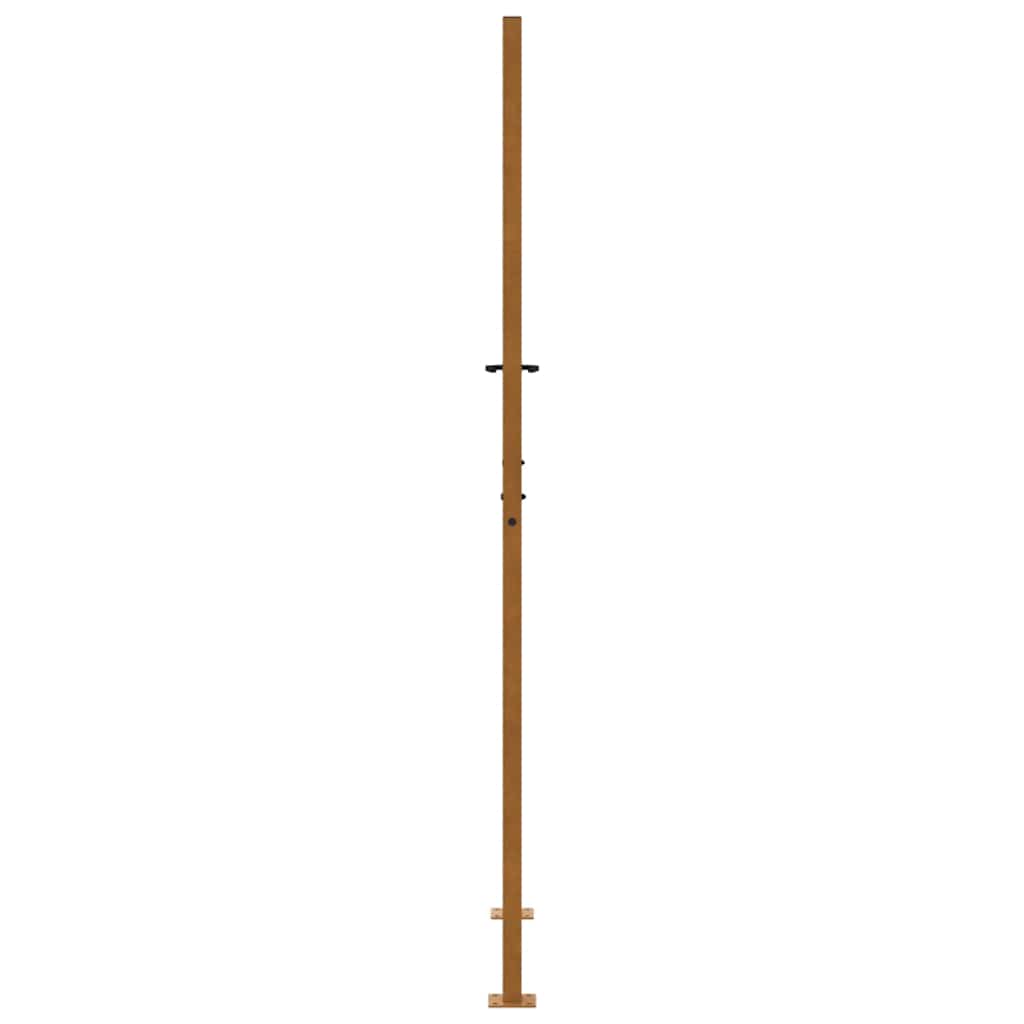 Hageport 100x200 cm værbestandig stålkorsdesign