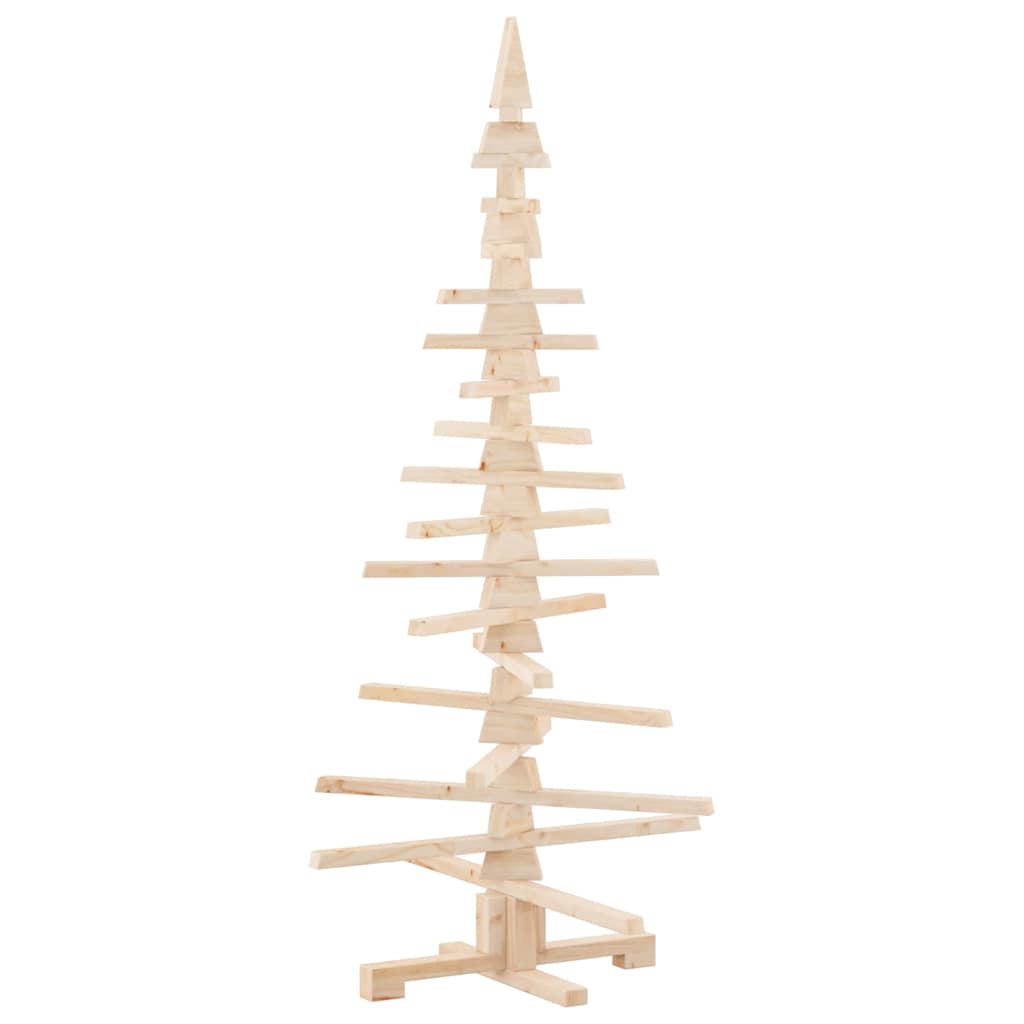 Juletre i tre til dekorasjon 150 cm heltre furu