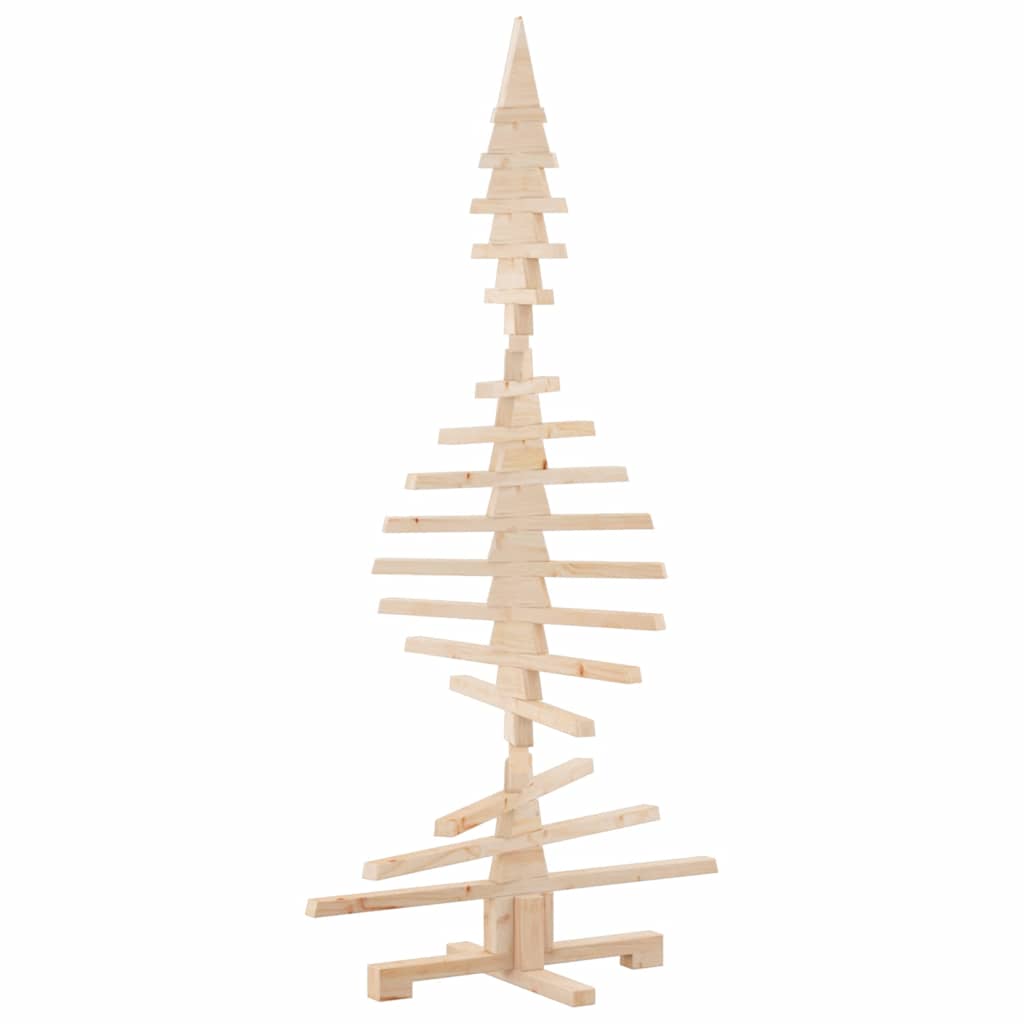 Juletre i tre til dekorasjon 150 cm heltre furu