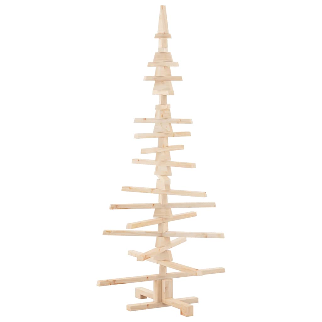 Juletre i tre til dekorasjon 150 cm heltre furu