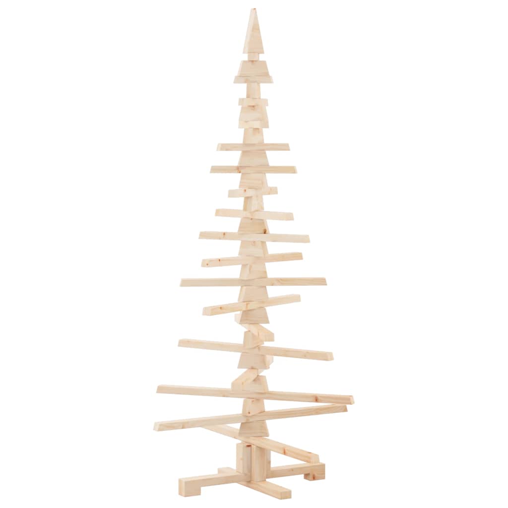 Juletre i tre til dekorasjon 150 cm heltre furu