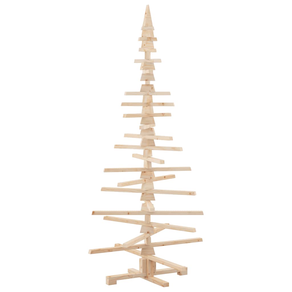 Juletre av tre til pynt 180 cm heltre furu