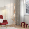 Juletre av tre til pynt 180 cm heltre furu