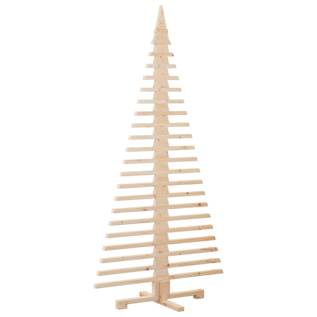 Juletre av tre til pynt 180 cm heltre furu