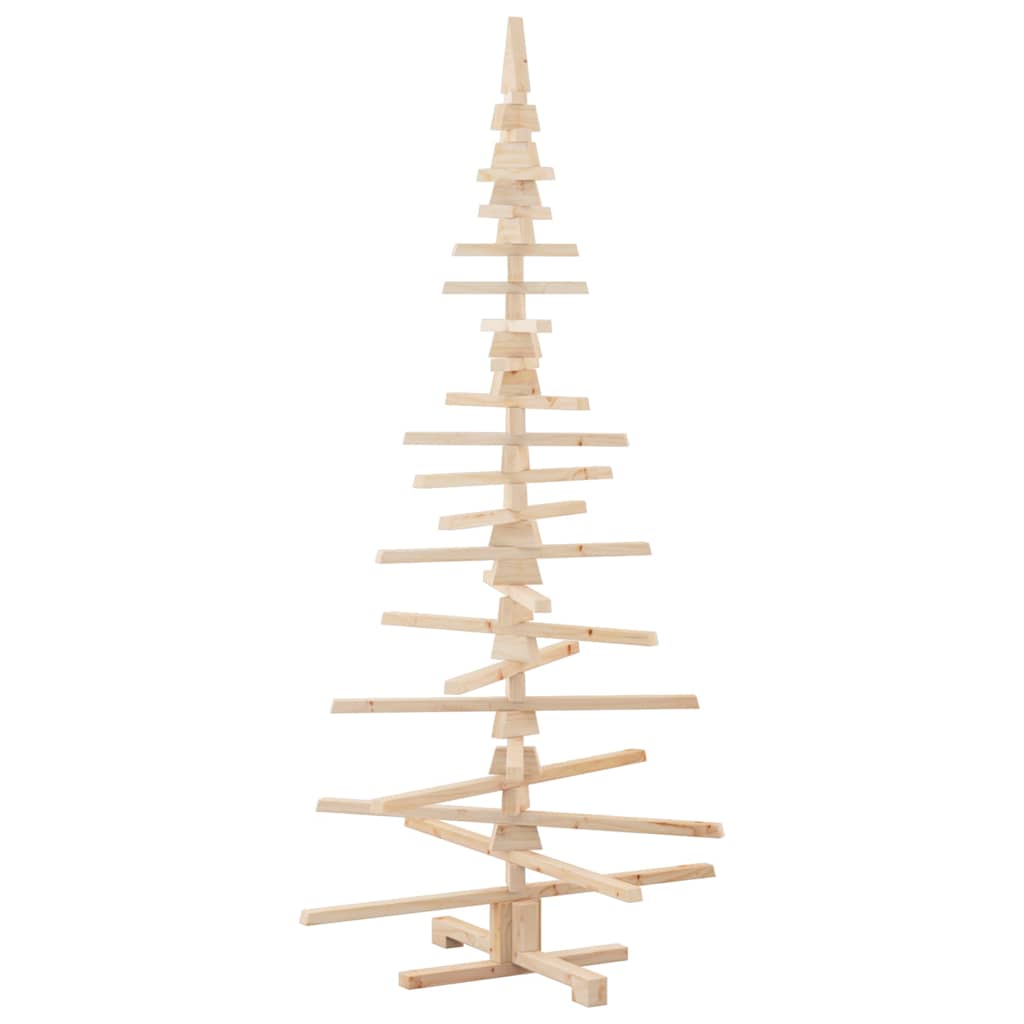 Juletre av tre til pynt 180 cm heltre furu