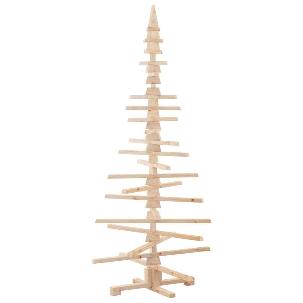 Juletre av tre til pynt 180 cm heltre furu