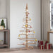 Juletre av tre til pynt 180 cm heltre furu