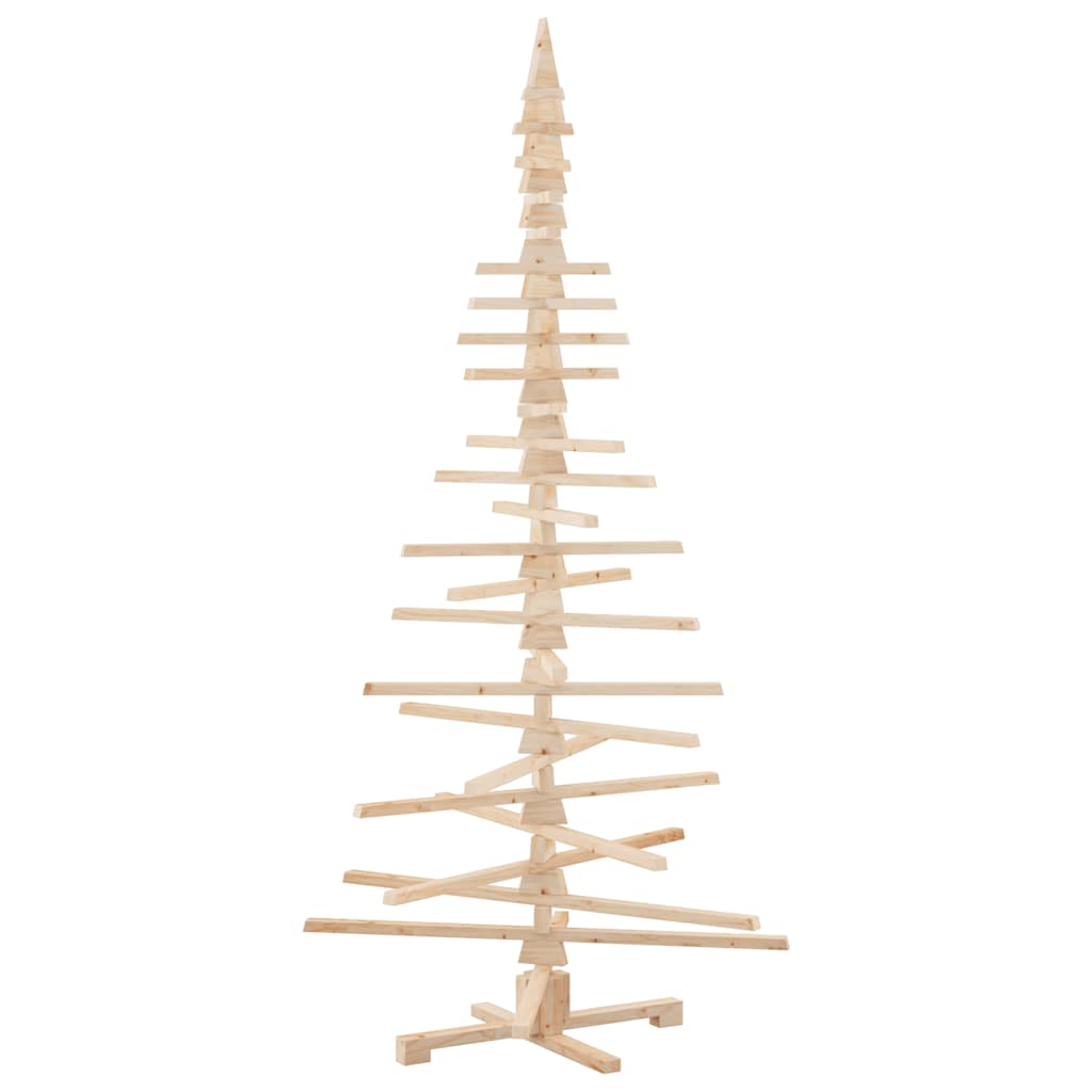 Juletre av tre til pynt 210 cm heltre furu