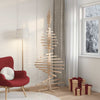 Juletre av tre til pynt 210 cm heltre furu