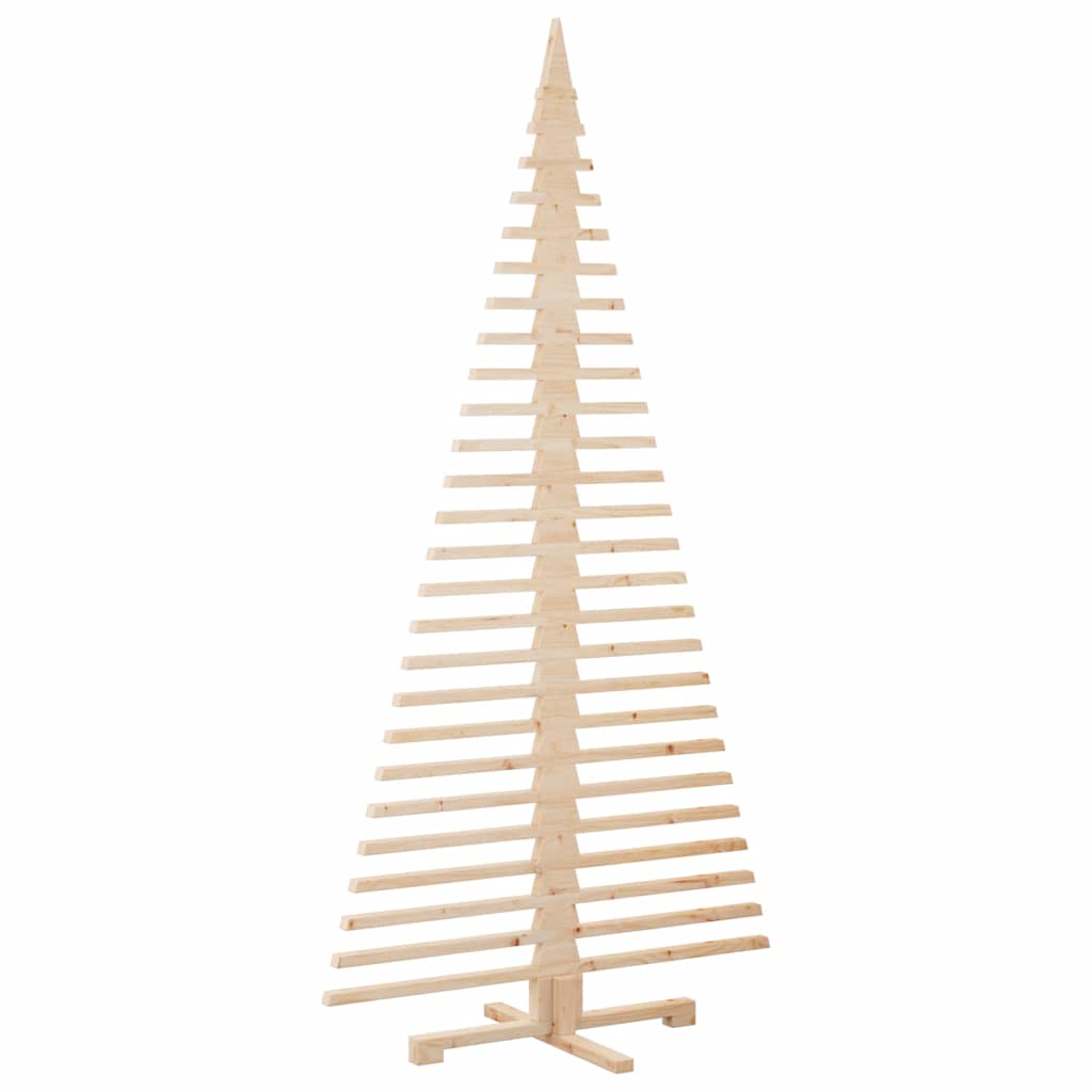 Juletre av tre til pynt 210 cm heltre furu