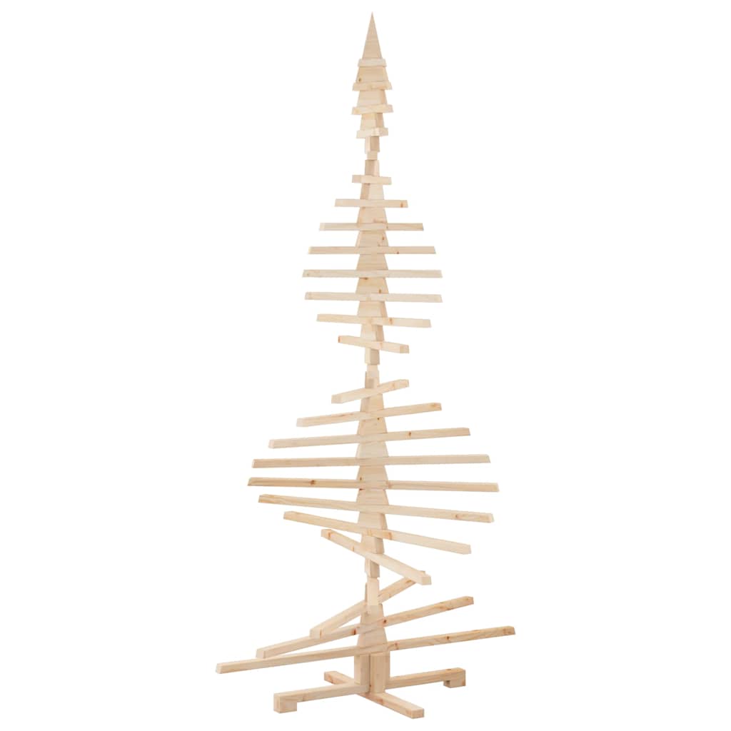 Juletre av tre til pynt 210 cm heltre furu
