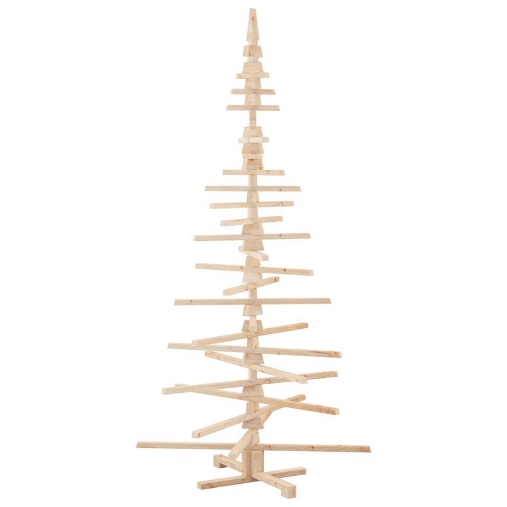 Juletre av tre til pynt 210 cm heltre furu