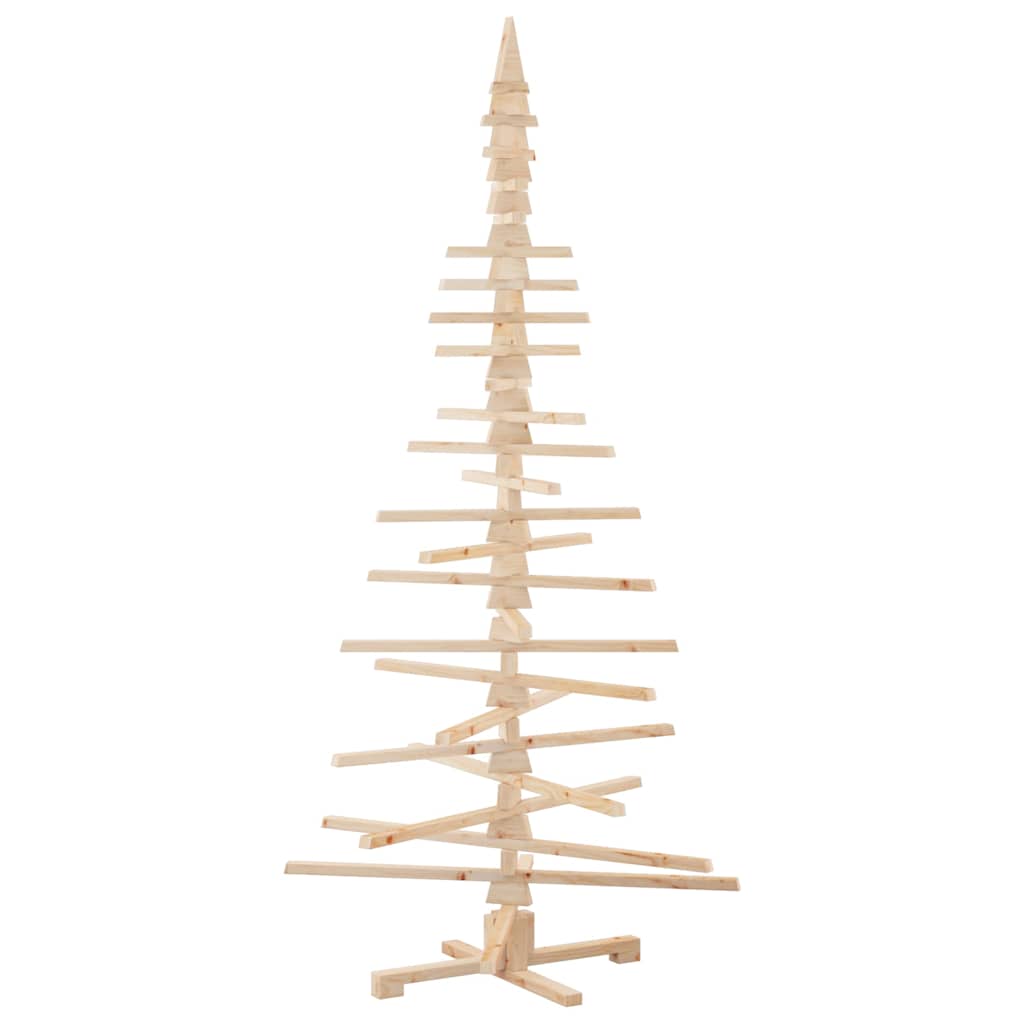 Juletre av tre til pynt 210 cm heltre furu