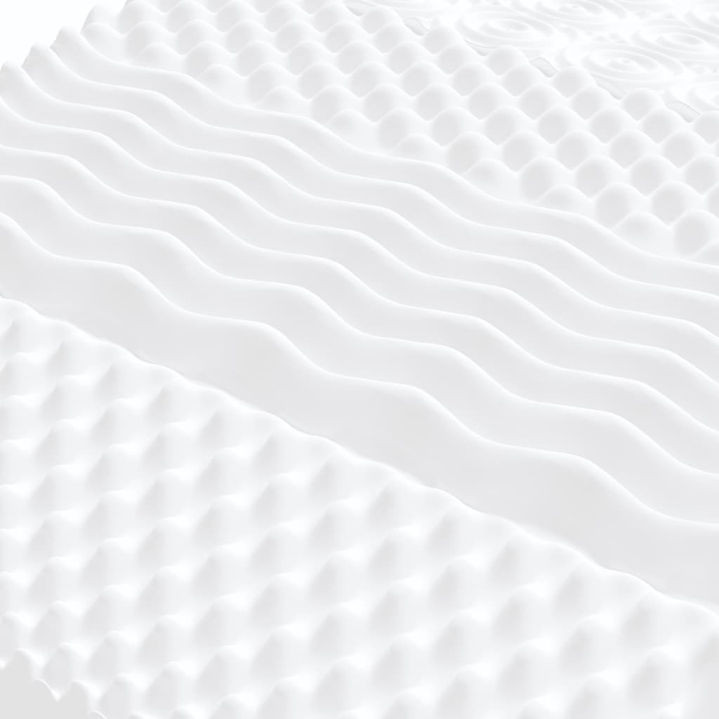 Uttrekkbar dagseng med madrass hvit 80x200 cm heltre furu