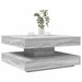 Salongbord 360-graders roterbart grå sonoma 70x70x34,5 cm