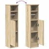Baderomsskap med rulleholder sonoma eik 20,5x22x90 cm