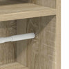Baderomsskap med rulleholder sonoma eik 20,5x22x90 cm