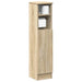 Baderomsskap med rulleholder sonoma eik 20,5x22x90 cm
