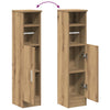Baderomsskap med rulleholder artisan eik 20,5x22x90 cm