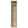 Baderomsskap med rulleholder sonoma eik 20,5x20x90 cm