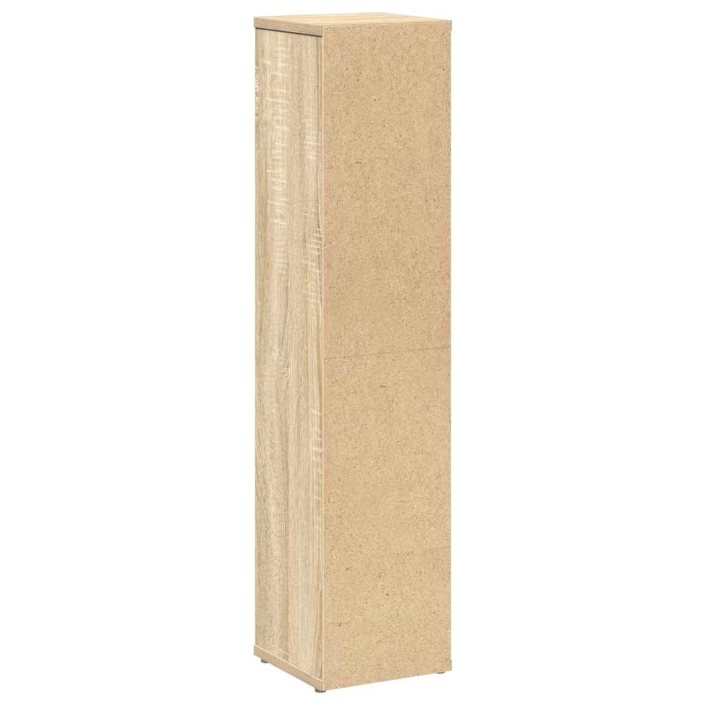 Baderomsskap med rulleholder sonoma eik 20,5x20x90 cm