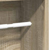 Baderomsskap med rulleholder sonoma eik 20,5x20x90 cm