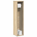 Baderomsskap med rulleholder sonoma eik 20,5x20x90 cm