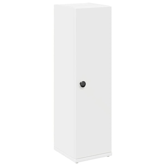 Baderomsskap med rulleholder hvit 20,5x22x72 cm
