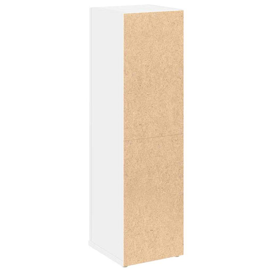 Baderomsskap med rulleholder hvit 20,5x22x72 cm