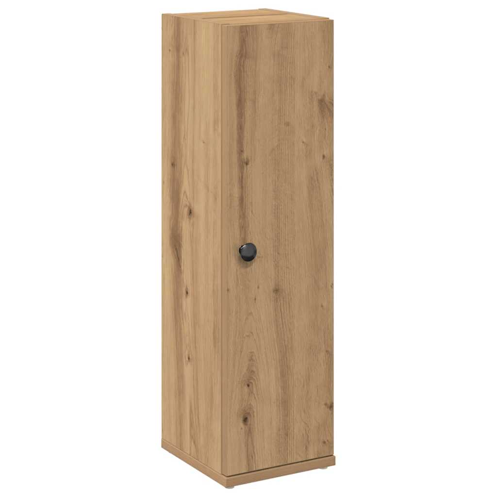 Baderomsskap med rulleholder artisan eik 20,5x22x72 cm