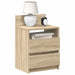 Nattbord 2 stk med 2 skuffer sonoma eik 40x33x60 cm
