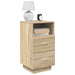Nattbord 2 stk med 2 skuffer sonoma eik 36x36x68 cm vidaXL