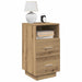 Nattbord 2 stk med 2 skuffer artisan eik 36x36x68 cm