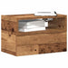 Veggmontert nattbord gammelt tre 45x26x28,5 cm