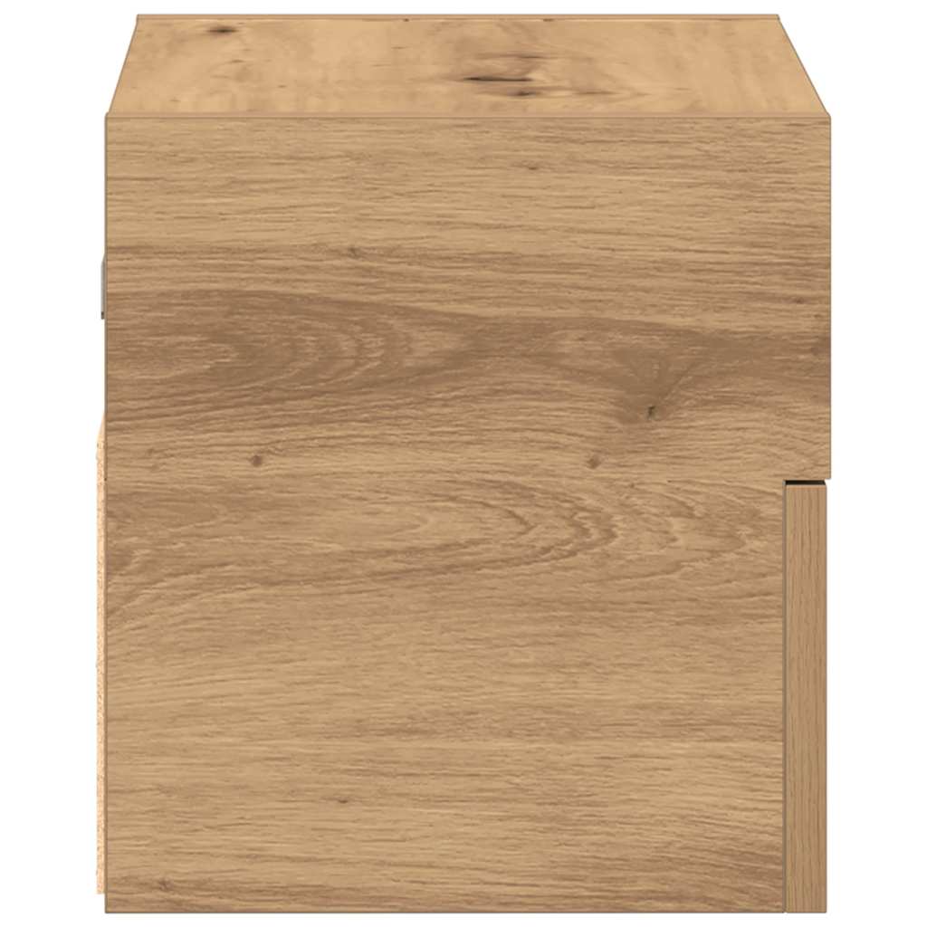 Veggmonterte nattbord 2 stk artisan eik 45x26x28,5 cm