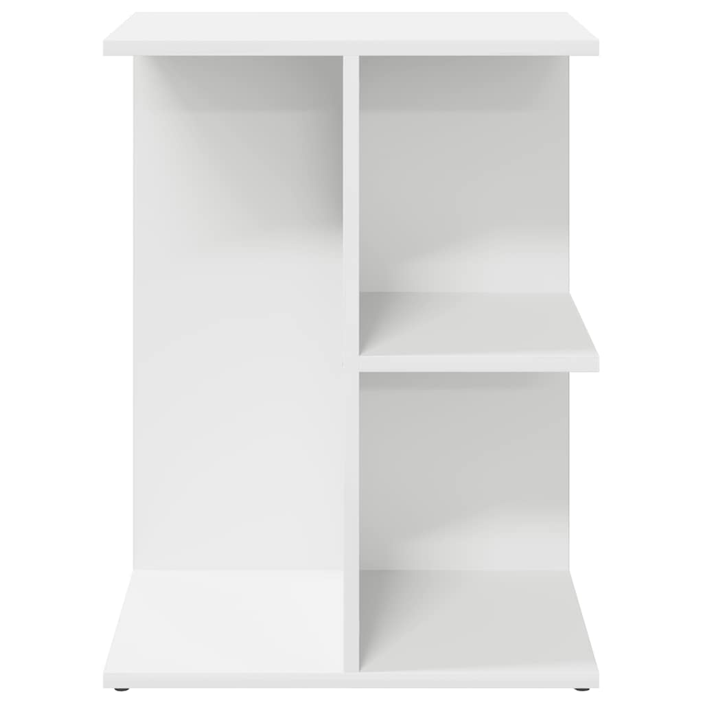 Nattbord 2 stk hvit 46,5x29x61 cm konstruert tre