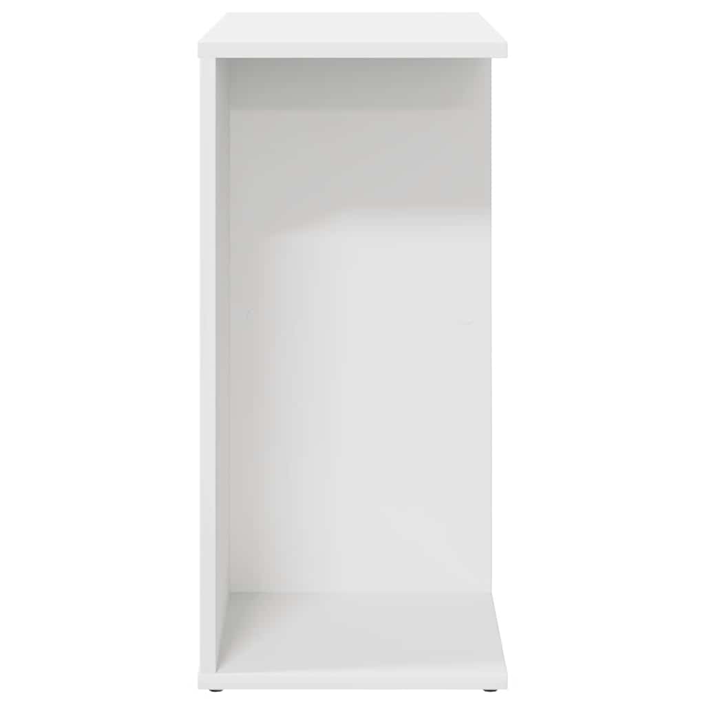 Nattbord 2 stk hvit 46,5x29x61 cm konstruert tre