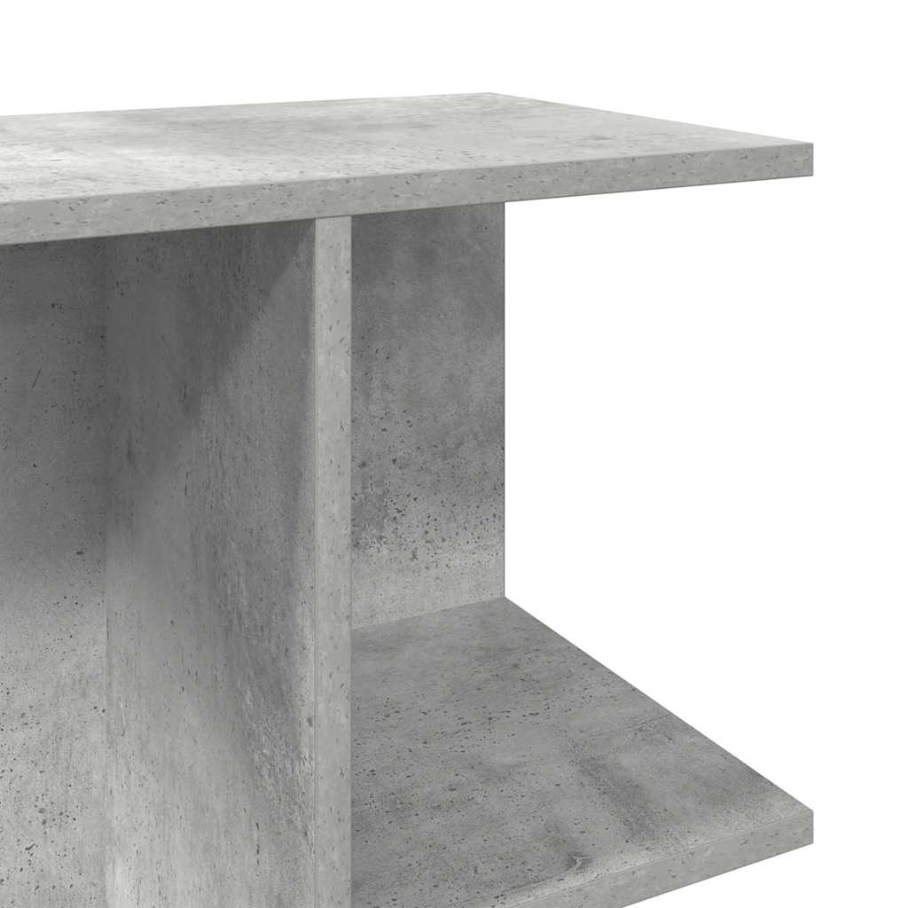 Nattbord 2 stk betonggrå 46,5x29x61 cm konstruert tre