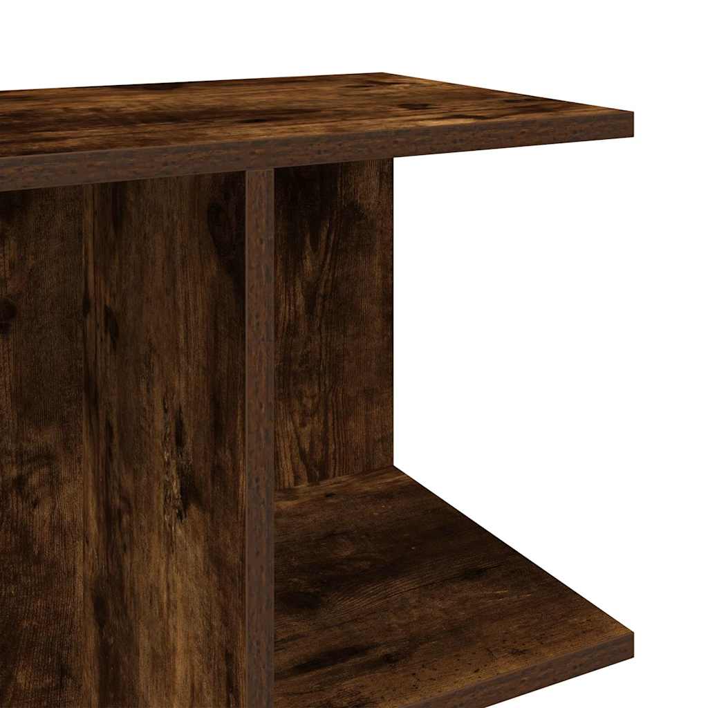 Nattbord 2 stk røkt eik 46,5x29x61 cm konstruert tre