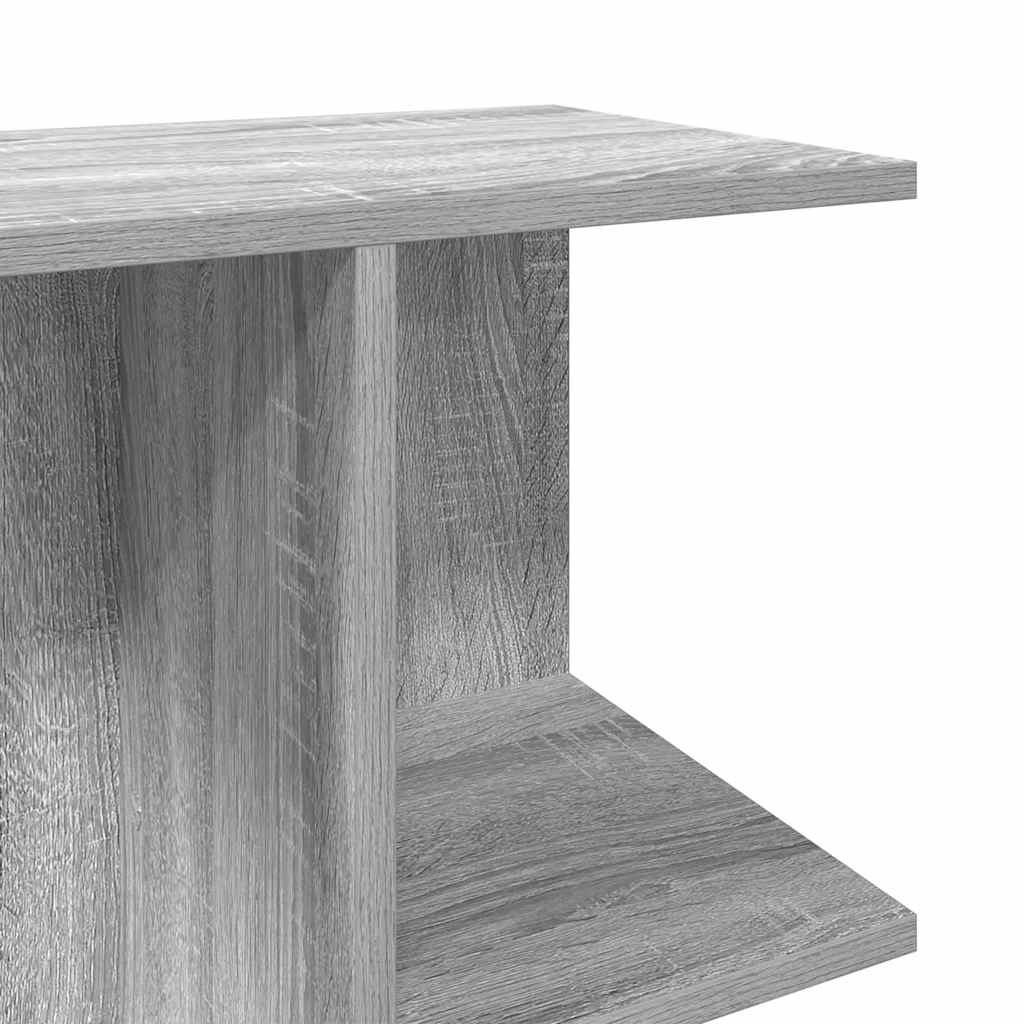 Nattbord grå sonoma 46,5x29x61 cm konstruert tre