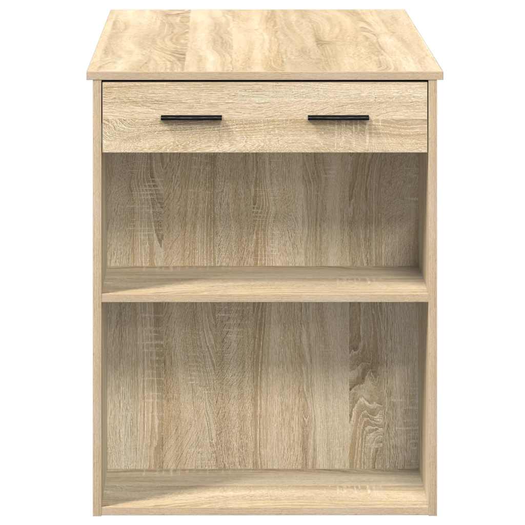 Skrivebord med skuff og hylle 102x62x77,5 cm konstruert tre